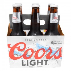 Coors Light Six Pack Botella