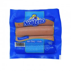 Hot Dog de Pollo  450 gr