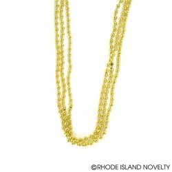 33.7" Gold Beads (Collar) (A)