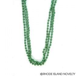 33.7" Metalic Green Beads (A)