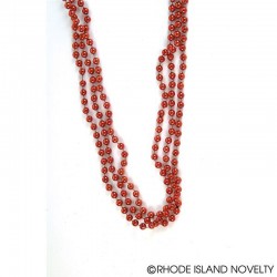 33" 7.5mm Red Beads...