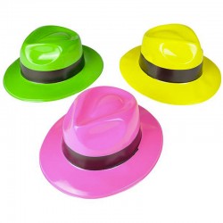 Neon Grand Gangster Hat W/Band