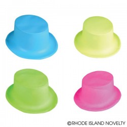 Neon Plastic Top Hat