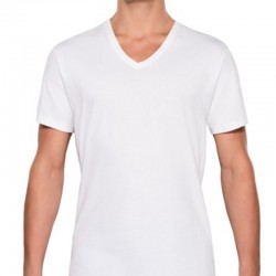Camiseta Coello-V Blanca 3 Und